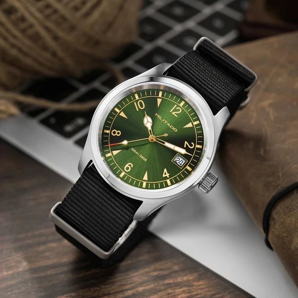 Militado ML08 Men Military Watch Ronda 515 Movement — compare prices at CompareOffers