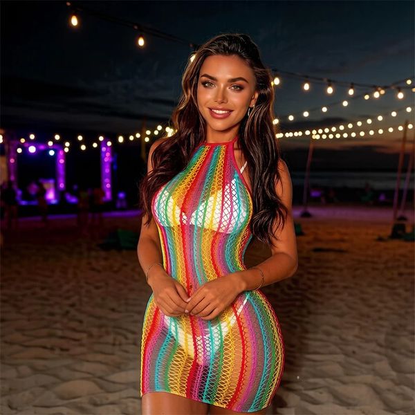 Women Summer Beach Cover Up Hollow Out Beachwear — compare prices at CompareOffers