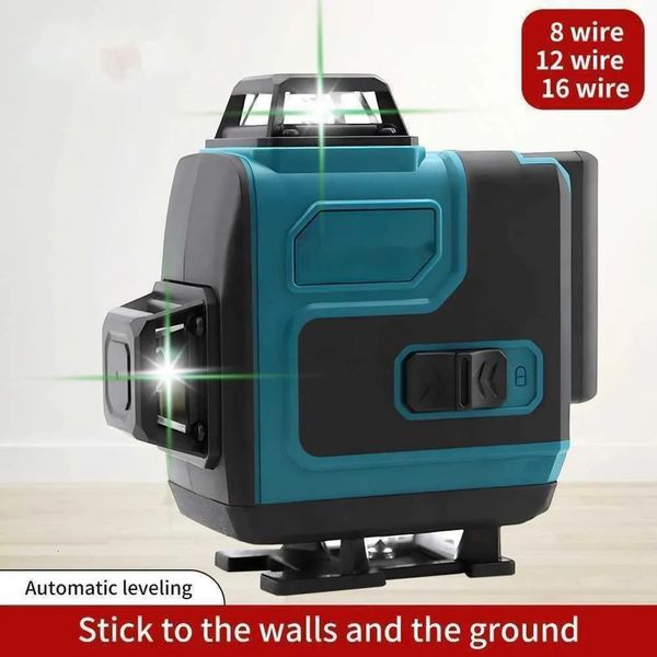 Luxury Designer Decor Wholesale Discover New 4D 16-Line Cross Laser Level Control Horizontal And Vertical 360 High Precision Automatic Leveling Power Tools Free 21
