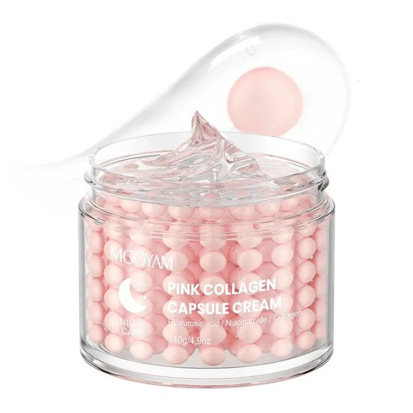 140G Pink Capsule Cream Collagen Face Aging Gel Ing Fade Lines Korean maquillaje Skin Care Product 002