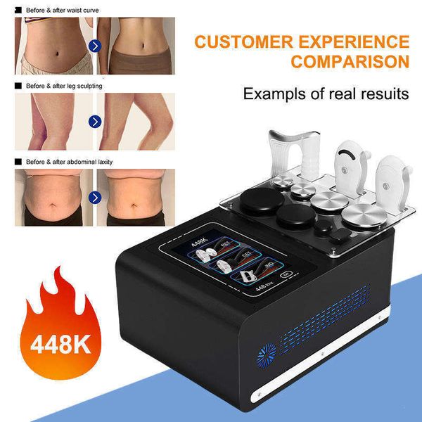 Portable 448Khz Deep Body Slimming Machine 448K Neck And Shoulder Massage Lymphatic Drainage Fat Burning Muscle Relaxing Beauty device Equipment
