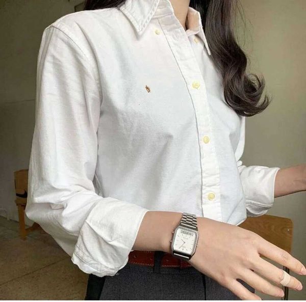 Blouses Women's Long Slve Femme pony Embroidery shirts women Summer t Casual shirt clothing 5c