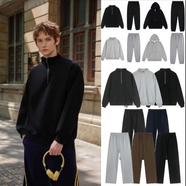 DHgate 2026 Gym Clothe Set 10A Quality New workout set Hot Sale Zipper Coat Basic Yoga Suit Gym Tracksuit Hooded Sweater Clothes Comfort Athletic Lounge Sweat Men Pa sold by DHgate