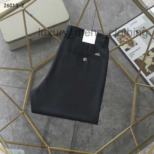 mens designer pants casual trousers tailored long trousers for men business style trousers casual luxury autumn and winter thick trousers DHDM
