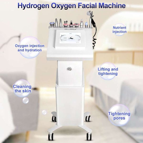 Face Machine For Beauty Use 10 In 1 Face Dermabrasion Bubble Exfoliating Dirt Skin Cleaning Blackhead Suction Acne Treatment Beauty Instrument