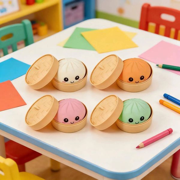 Dumpling Anti-Stress for Hands Sensory Toy Relief Products Office Desk Toys 4 Colors Squishy Stress Ball J260702