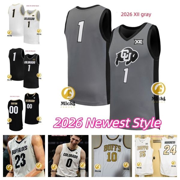 Leonardo Van Elswyk Colorado Buffaloes Basketball Jersey 2 KJ Simpson 3 Jalen Gabbidon 3 Andrej Jakimovski 14 Ethan Wright Colorado Jerseys Custom Stitched