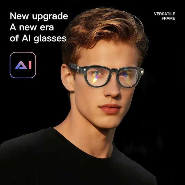 AI Smart Glasses with 8MP Camera 4K Photos1080P vlog ChatGPT AI Voice Assistant Built-in Real-Time Translation T260703