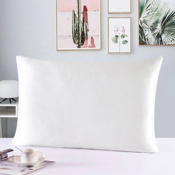 100% Nature Mulberry Silk Pillowcase Zipper Pillowcases Pillow Case For Healthy Standard Queen King Multicolor W260703 Pillowcase
