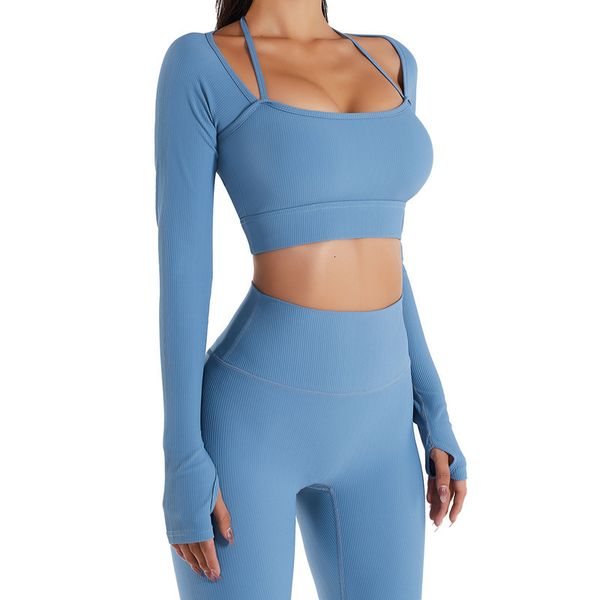 DHgate 2026 New Fashion Yoga Women Long Sleeves Sportswear Fast Dry Gym Autumn Fitness Tight Fitting Clothing Free Shipping sold by DHgate
