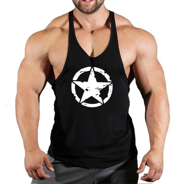 DHgate New Arrivals Bodybuilding stringer tank top Captain Cotton Gym sleeveless men Fitness Vest Singlet sportswear workout tanktop W260702 sold by DHgate
