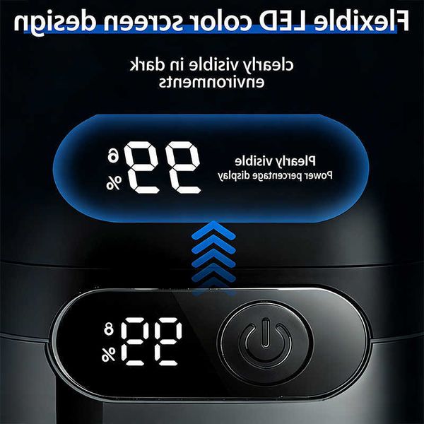 Waterproof Professional Electric Shaver Rechargeable Shaving Machine for Men Digital Display Beard Trimmer Razor D260703