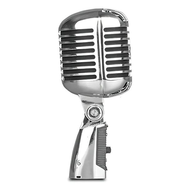 Microphone /Mic Live Streaming Microphones Vintage Style Microphone For SHURE Simulation Classic Retro Dynamic Vocal Mic Universal Stand Live Permance Karaoke 3B