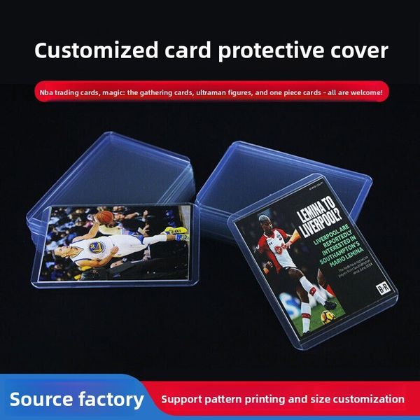 B8 custom star photo game PVC transparent ID card holders, manufacturer accepts small batch orders
