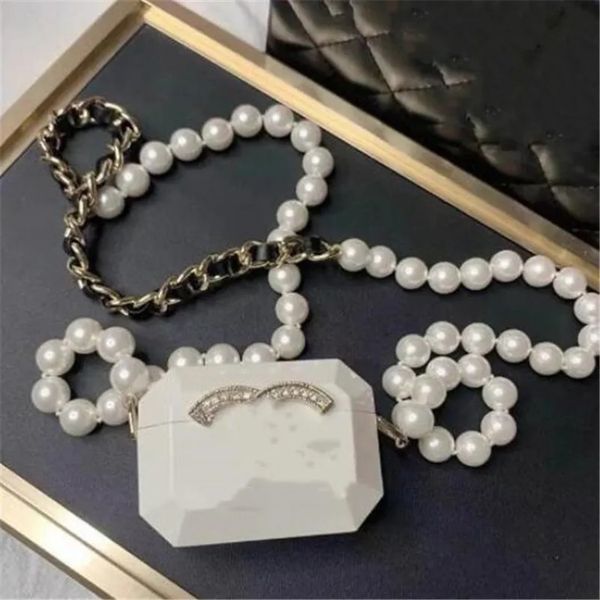 Kid Hair Accessories Kid Hair Accessories Baby Clip Cute Fashion Girls baby hair clip cute Pearl Chain Crossbody Bag Baby Clip Cute Small