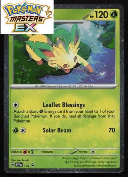 Pokemon cards DIY Leafeon - Cosmos Holo - 170 SV Scarlet Violet Promo Cards Holo NM L260704CIK1