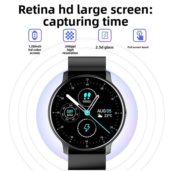 Multi-functional Zl02cpro Smart Waterproof Long Battery Life Pressure Blood Oxygen Outdoor Sports Watch In Stock Technology