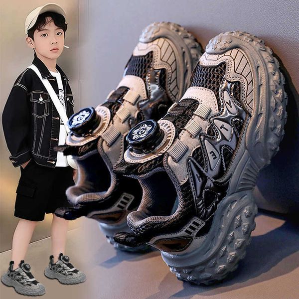 Sneakers Boys 2025 New Autumn Children's Casual Dad Shoes Boys Soft Sole Non-Slip Big Kids Sneakers