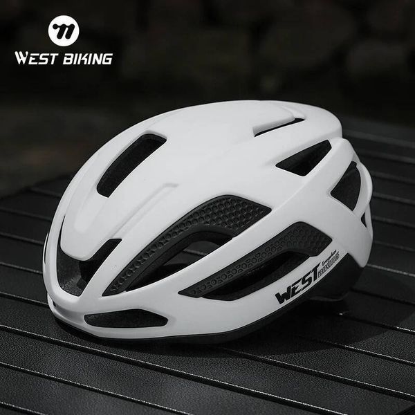 WEST BIKING Ultralight Cycling Integrated Molding Men Women Safety Cap With Replaceable Liner Aerodynatic Bike Helmet 26L0706