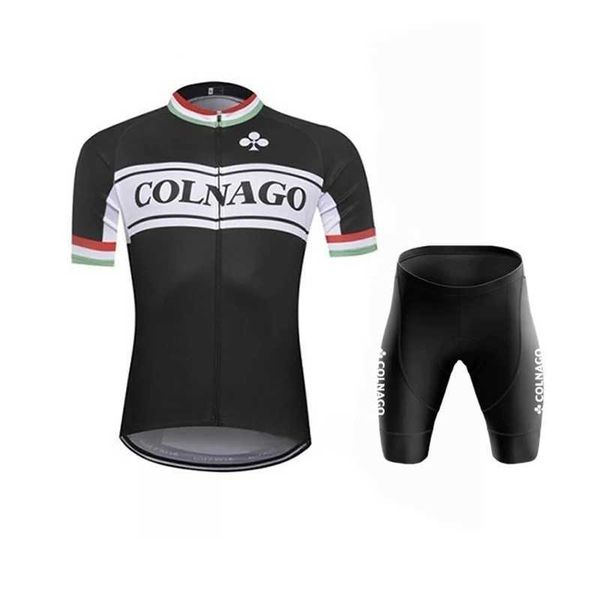 Mens Pro Aero Fit Quick Dry Cycling Jersey Bib Shorts Breathable Road Bike Racing Jersey Ropa Ciclismo Q260706