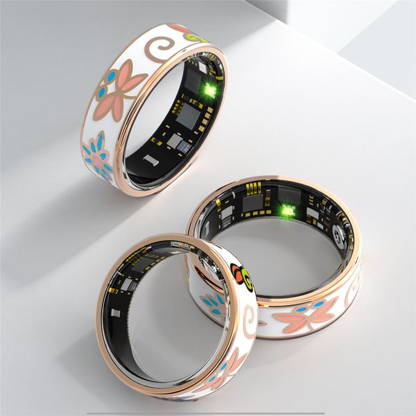 new Smart Ring Real-time Heart Rate Blood Oxygen & Blood Pressure Monitoring Pedometer Smart Photography Cutting-edge Tech
