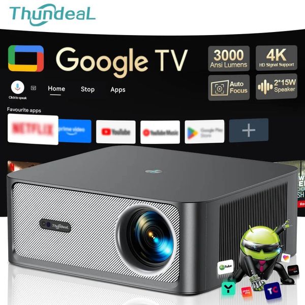 ThundeaL TD98Pro 4K Full HD Licensed Google ATV Official TD98 Pro Home Cinema Gaming Beam Projector 26Y0706