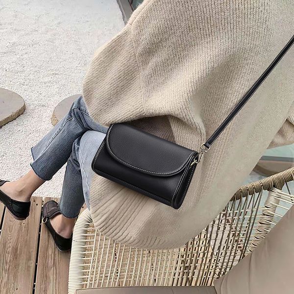 Bags 2026 New Genuine Leather Women's Crossbody Small Square Popular Single Shoulder Underarm Bag
