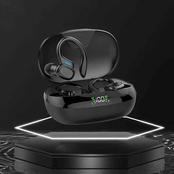 Sports Wireless phones 53 Over Ear Buds with Earhooks Waterproof Sports Earphones Running in-Ear set J260707