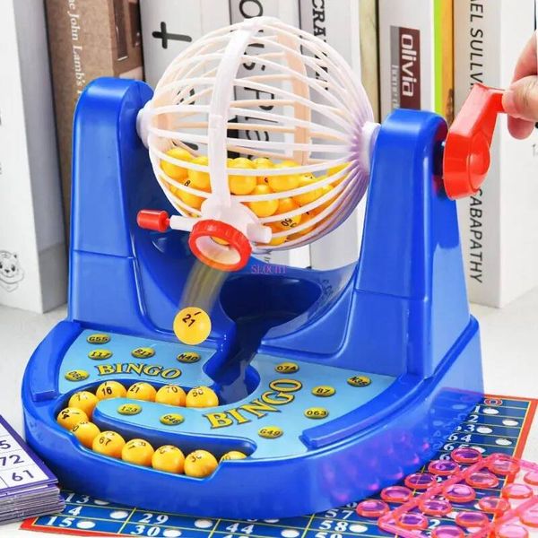 Family Party Table Toy Simulation Bingo Machine Set Draw Lottery Board Game Parent-child Fun Interactive Toys W260707