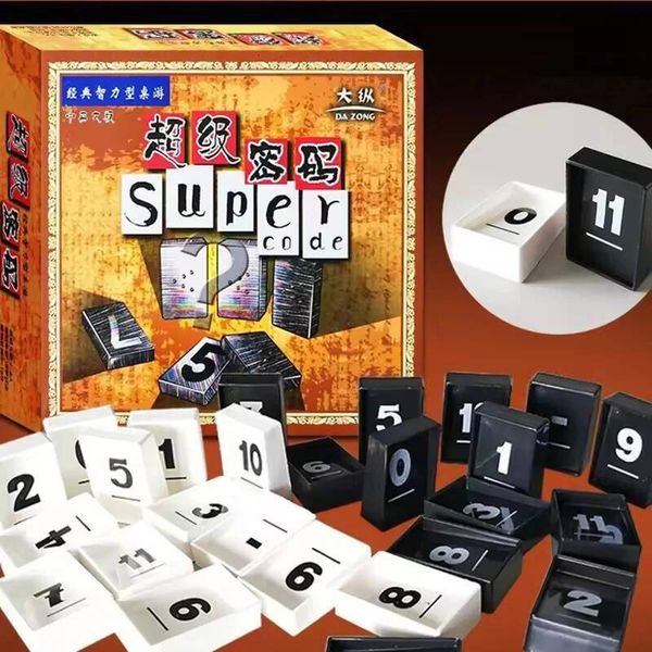Kids 2-4 Players Da Vinci Code Puzzle GameToys Board Games Reasoning Gift Toys For Adult With Family Party Game W260707