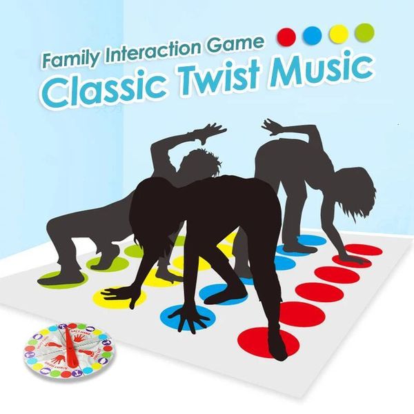 1 Set Funny Kid Body Twist Move Mat Fun Board Games Party Family Game W260707