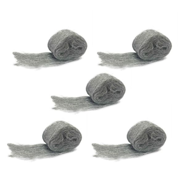 10pcs Pack Steel Wool Mice Control Fill Fabric Gap Blocker Stone Glass Metal Wood Polishing Stainless Steel Wool 3" x10 Ft Hole Filler