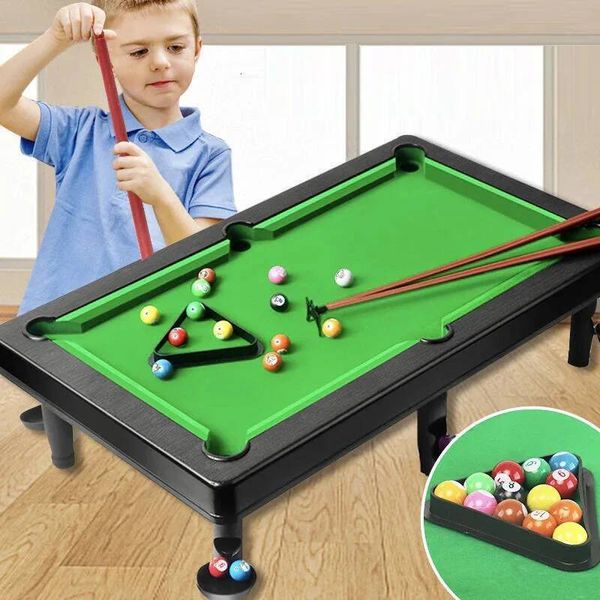 Mini Pool Table Game Game,Mini Tabletop Set Parent-Child Interactive Desktop Billiards W260707