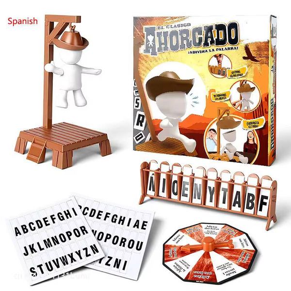 New Hangman Word Magnetic Hanger Mystery Family Gathering Game Toy Christmas W260707