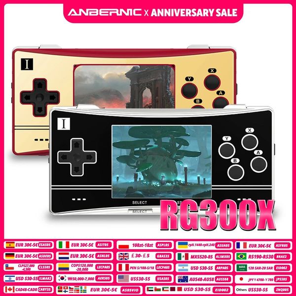 New Anbernic RG300X Retro Portable Console Min Video — compare prices at CompareOffers