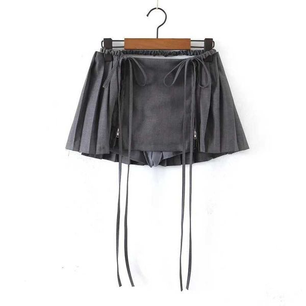 New Solid Color Skirt Women Summer Fashion Outdoor Versatile High Waist Slim Fit Elastic Waist Short Skirt Goods In StockT260707