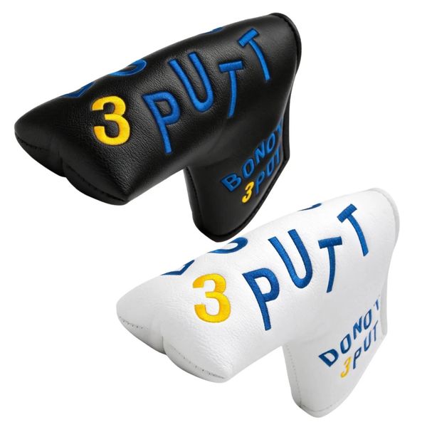 Funny Mallet Blade Putter Club Cover with Strong Magnetic Closure ,Gift Golf Accessories for Men Golfers Dad 26Y0708