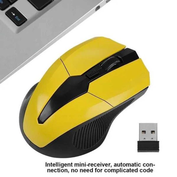 24Ghz 1200DPI Wireless Mouse Adjustable Optical Gaming Mouse Wireless He Off Game M for PC Cputer Laptop J260707