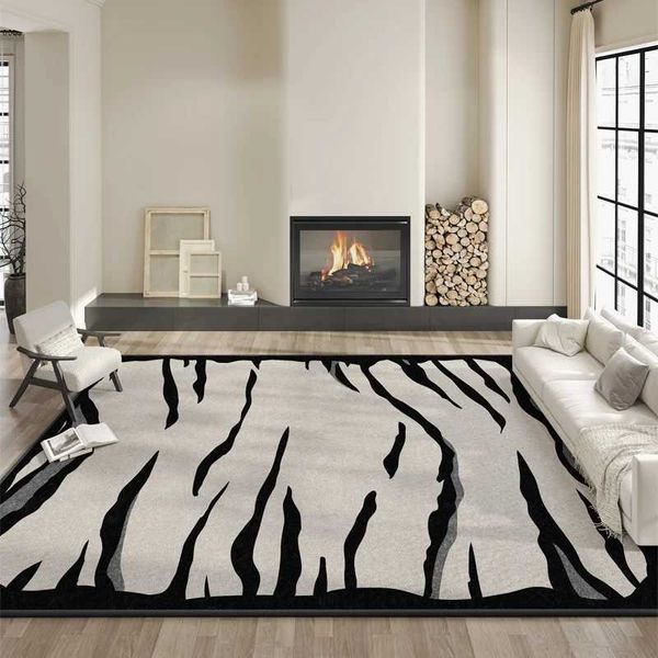 Light Luxury Living Room Decoration Striped Carpet Thicken — compare prices at CompareOffers