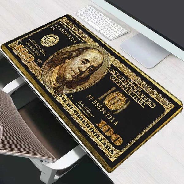 Laptop Dollar Printing Gaming Desk Mat Wrist Pad Mouse Pc Accessories Table Pads Deskmat Gamer Cabinet Keyboard Keycaps Mausepad J260707