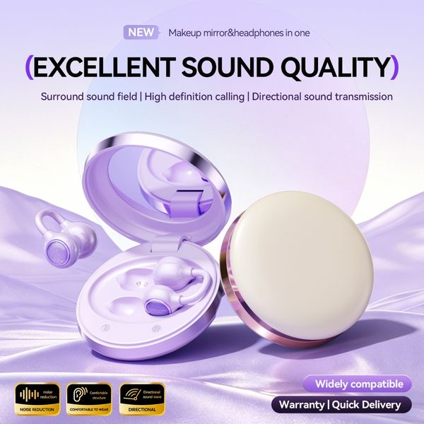 2026 Cross-border New Product M181 Ear Clip-on Noise-Cancelling Women's Wireless Bluetooth Earphones Ultra-Long Battery Life In Stock Wholesale