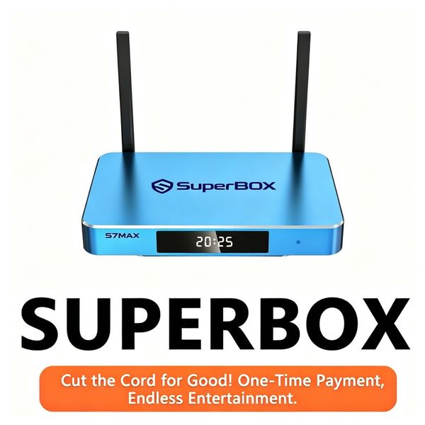 Superbox S7 Max Android 12 Media Player 4GB+64GB Wifi6 6K Hdr,Backlit Voice Rem…