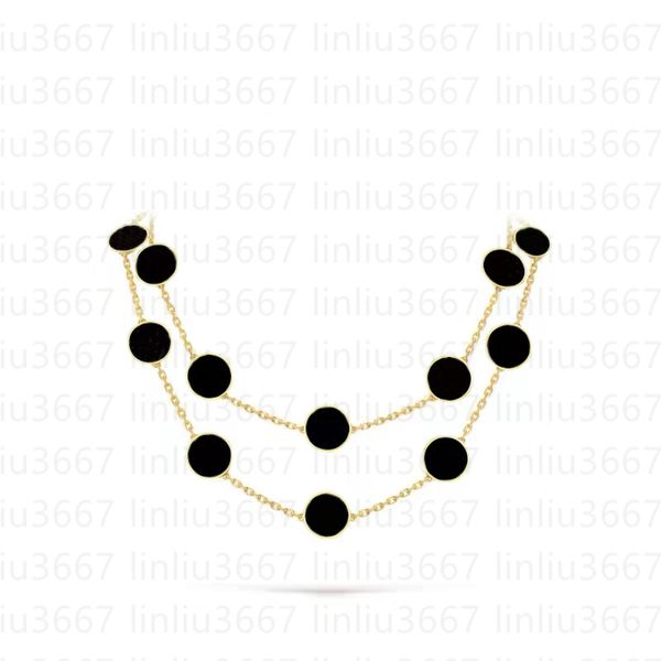 20 flowers top Quality Designers Necklace for women v-gold 18K with box Valentine's Day gift Gold Necklaces clover Chain Wedding Jewellery vcanecklaces