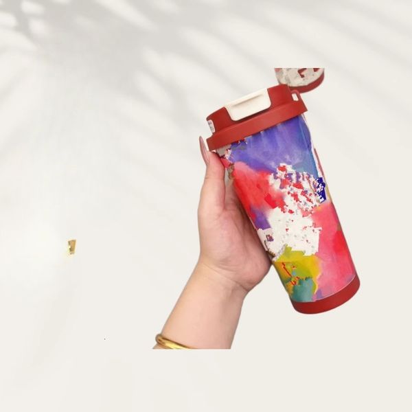 Dual-Use 316 Stainless Steel Ceramic High-Value Insulated Coffee Cup