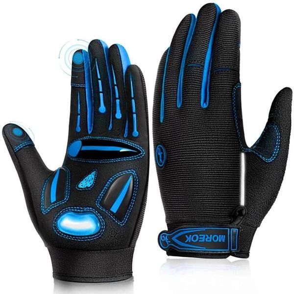 Racing Gloves Motocross Sports Breathable Nonslip MTB Road Bike Cycling Touch Screen Bicycle Men Women 260709