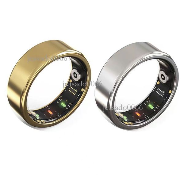 2025 New Smart Ring R06 Couple's Model Heart Rate Oxygen Blood Pressure Sleep Monitoring Temperature Multi-Function Sports