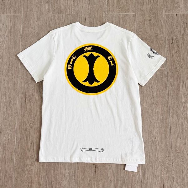 Men's Women Cotton T Shirts High Street Letter Print Breathable Casual Trendy Street Basic Tees