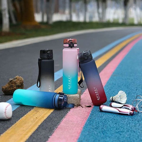 Gradient Water Bottle Choose Your Size 1000ml600ml750ml Perfect for Outdoor Camping Gym Ideal Holiday Gift Birthday 260709