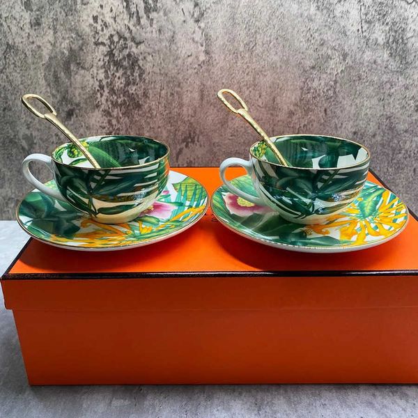 Black Afternoon 2026 Tea Ceramic Cups And Saucers Bone China Coffee Cup With Tray Porcelain Drinkware Set Free Shipping 02 S260709