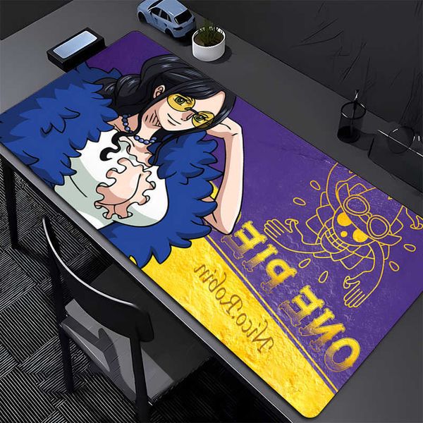 PIECE ONE NicoRobin Gaming Mouse Pad Accessories Office Gamer Keyboard Desk Mat Non-Slip Laptop ground mat PC BIG game Mousepad D260709